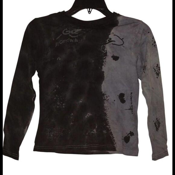 Ed Hardy Kids Shirt Long Sleeve Size Small Unisex RARE Y2K - Picture 3 of 6